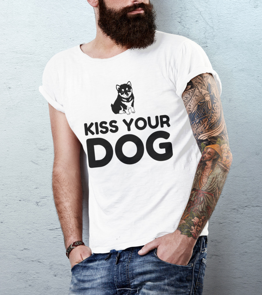 Kiss Your Dog Cute Puppy T-Shirt