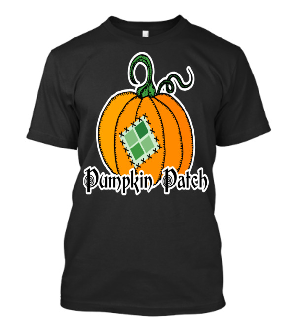 Pumpkin Patch Halloween Quilted Humor T-Shirt