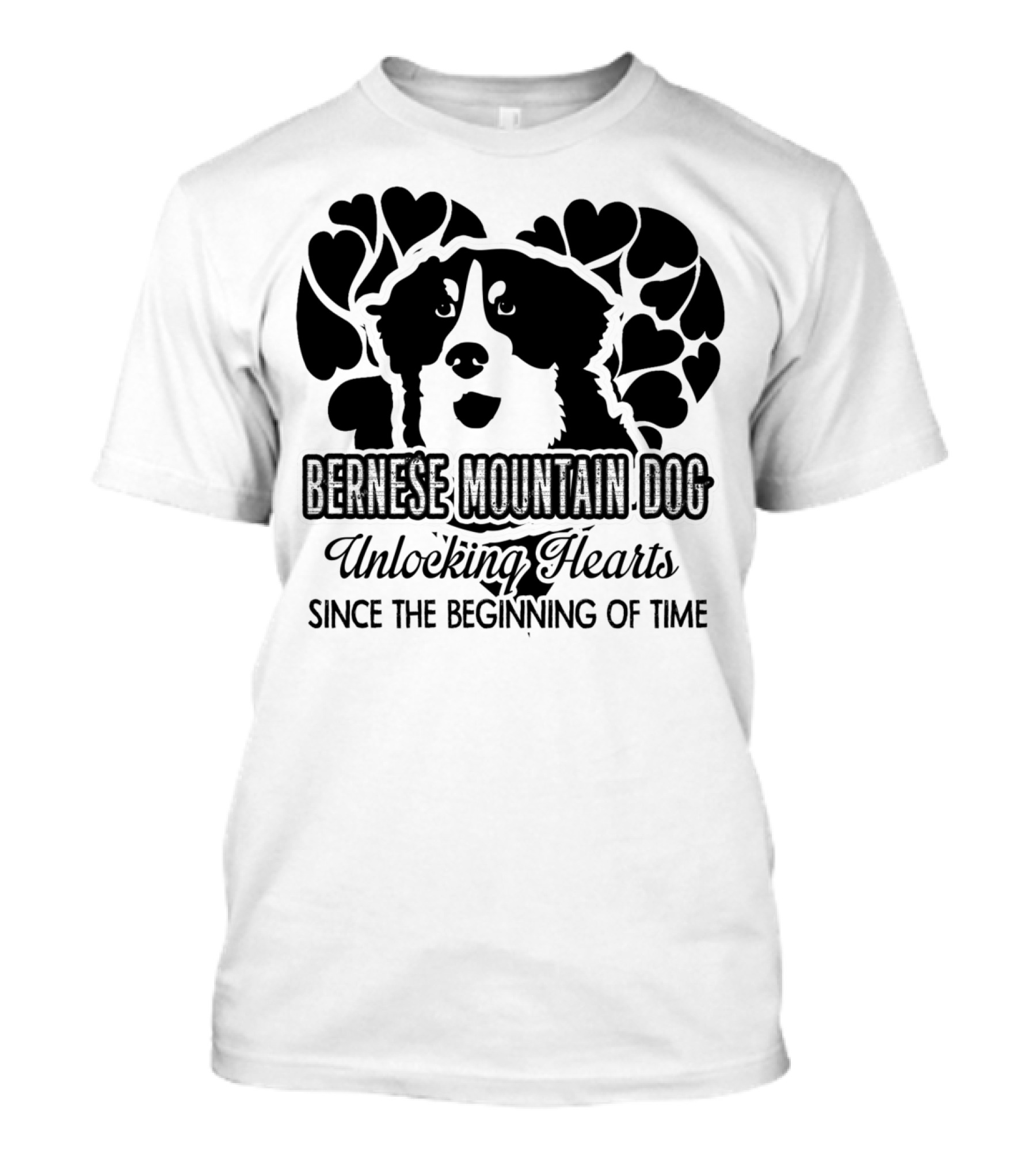 Bernese Mountain Dog Unlocking Hearts Since The Beginning Of Time T-Shirt