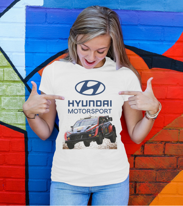 Hyundai Motorsport Neuville Rally Car Team T-Shirt