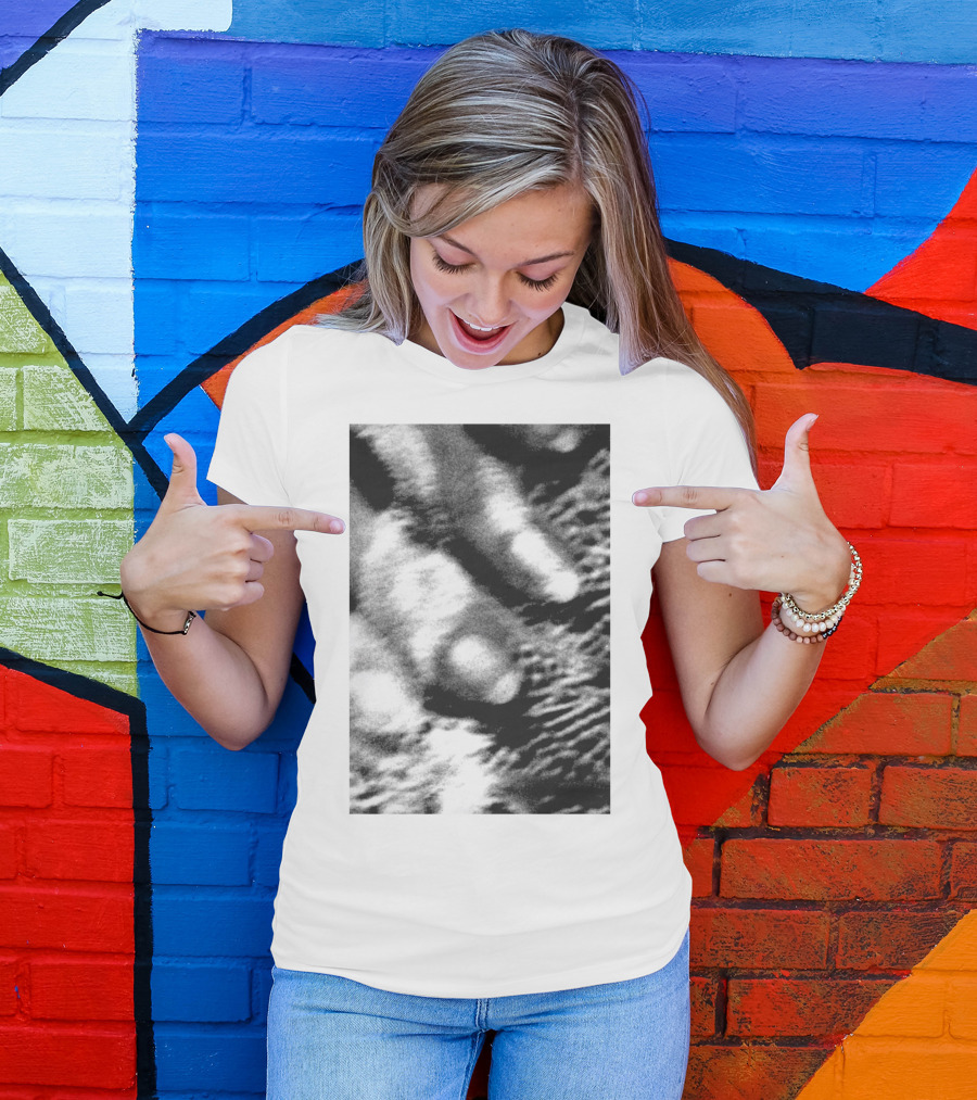 Cocteau Twins 18 Monochrome Abstract Texture T-Shirt