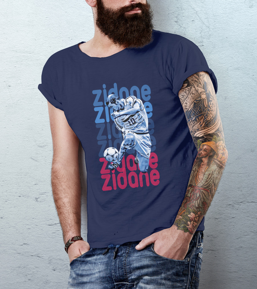 Zidane Zidane Zidane Zidane Football Legend 10 T-Shirt