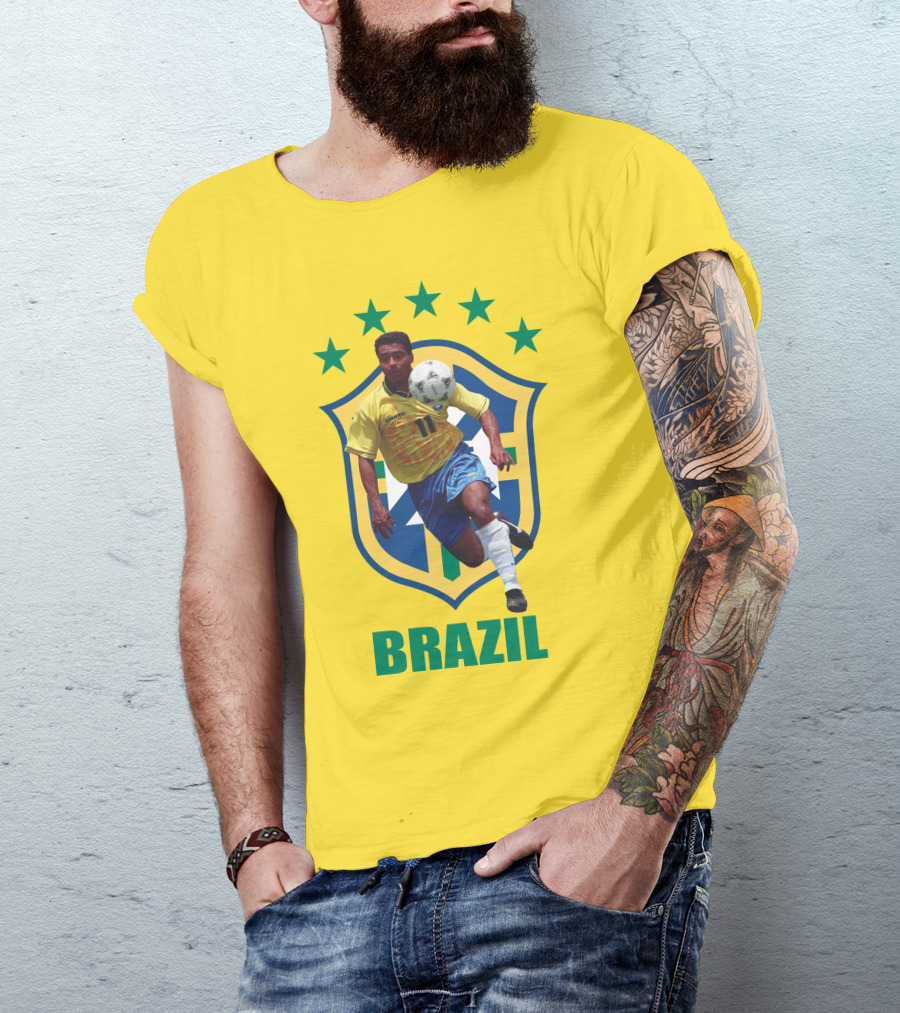 Romario Brazil Soccer Legend Iconic Moment T-Shirt