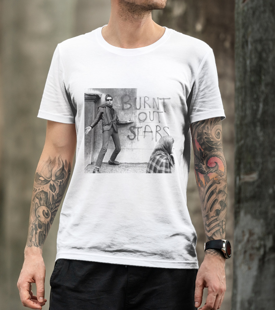 Shane Macgowan Burnt Out Stars Graffiti Photography T-Shirt