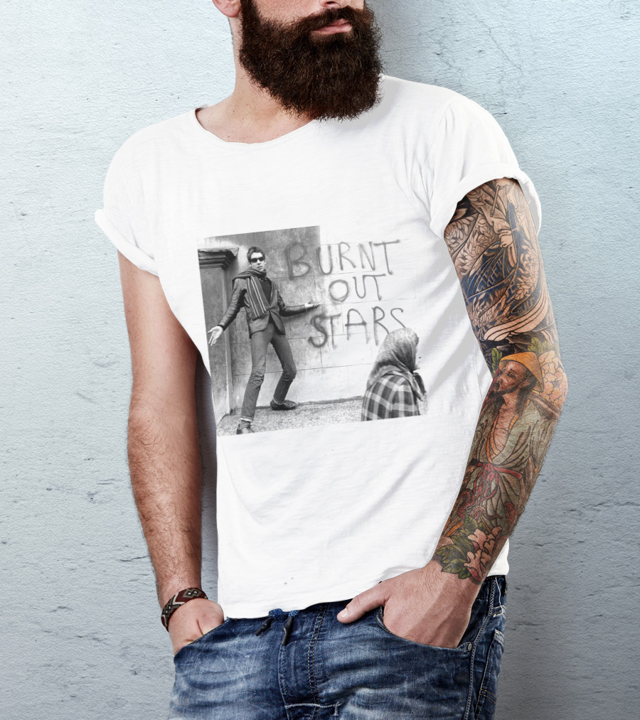 Shane Macgowan Burnt Out Stars Graffiti Photography T-Shirt