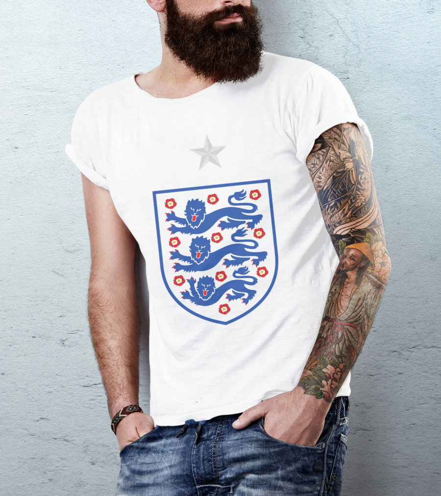 Marcus Rashford England Three Lions Crest T-Shirt