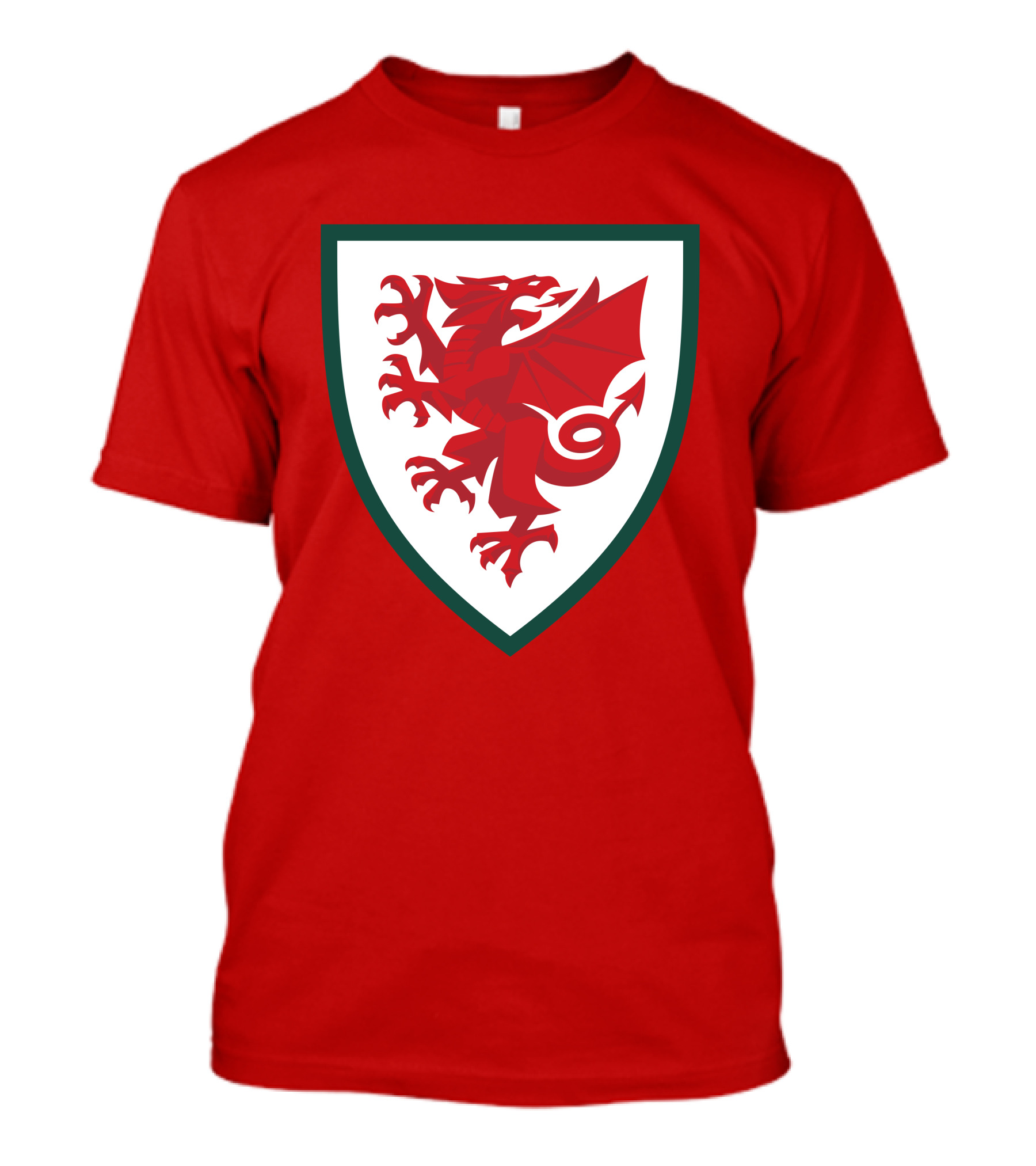 Gareth Bale Welsh Red Dragon Emblem T-Shirt