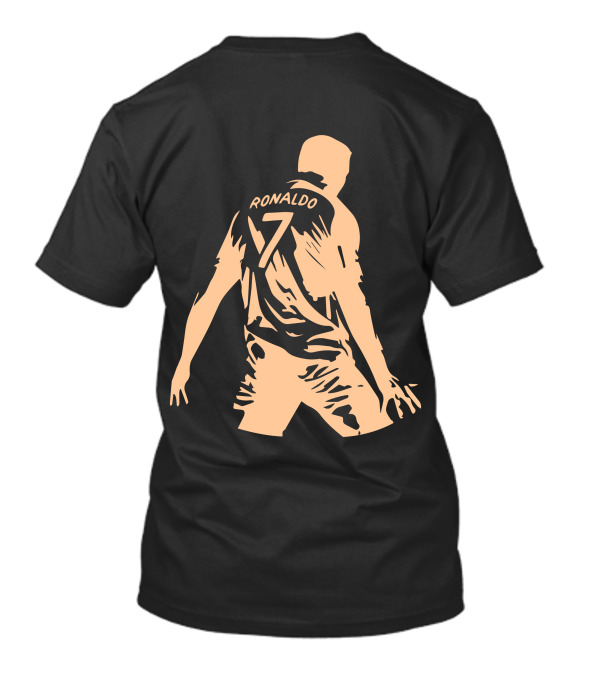 Cristiano Ronaldo CR7 Soccer Player Silhouette Jumper T-Shirt