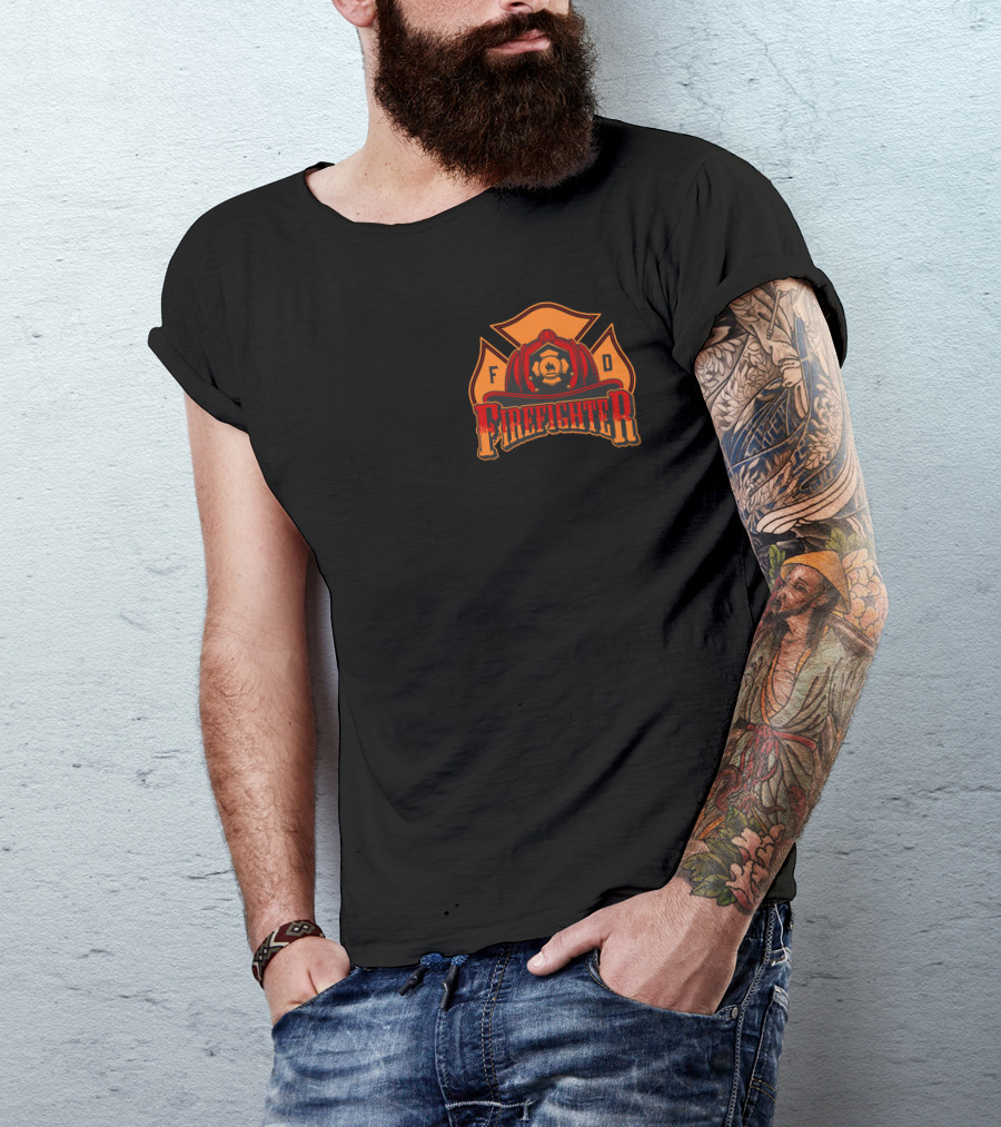 Firefighter F D Emblem I Put The Fire Out T-Shirt