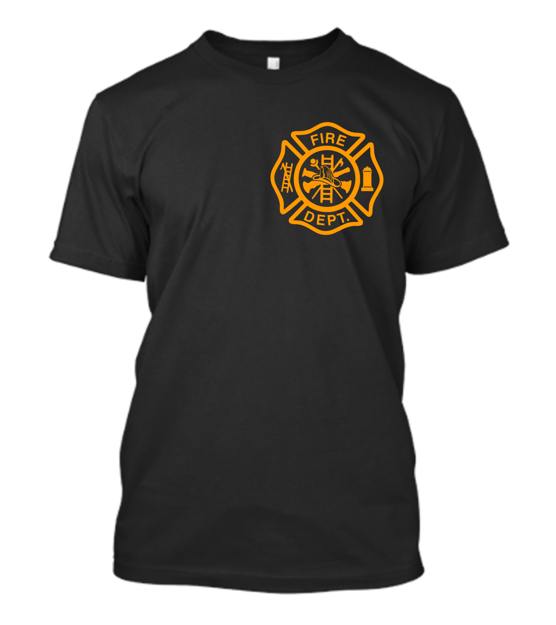 PENNSYLVANIA FIREFIGHTER FIRE DEPT Maltese Cross Emblem T-Shirt