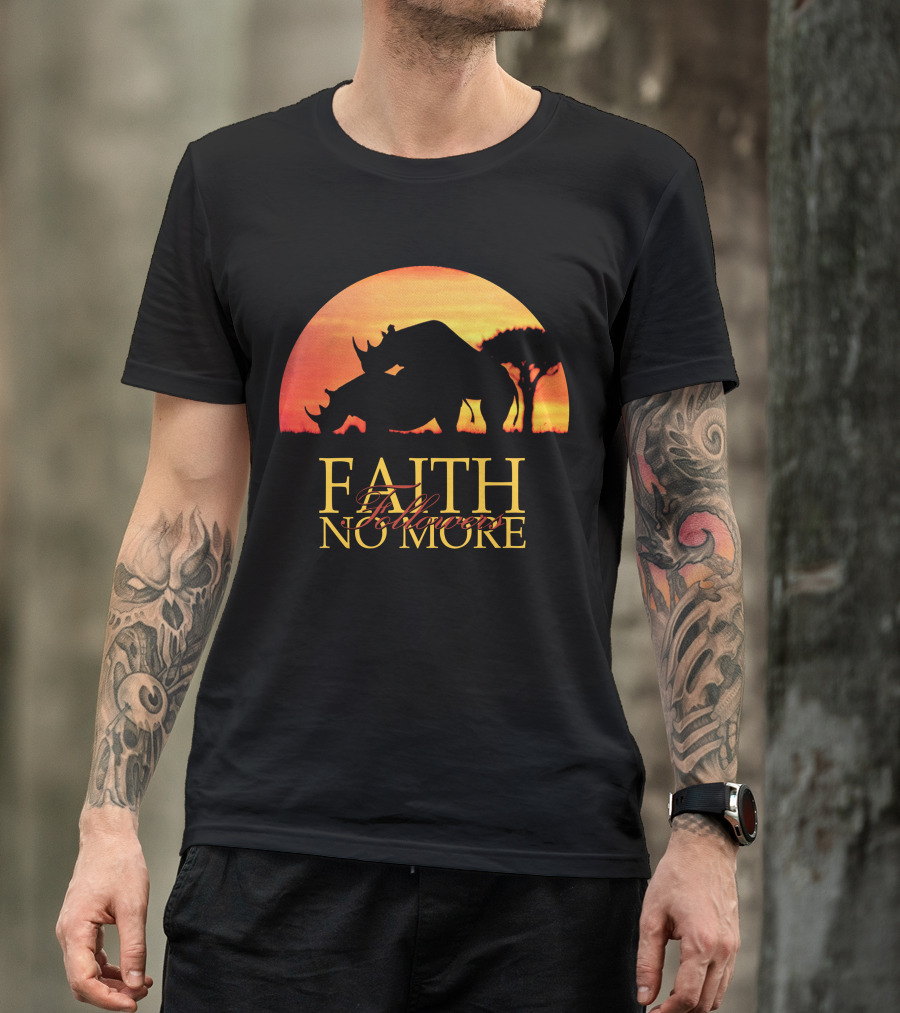 Faith No More Easy Followers Rhino Sunset T-Shirt
