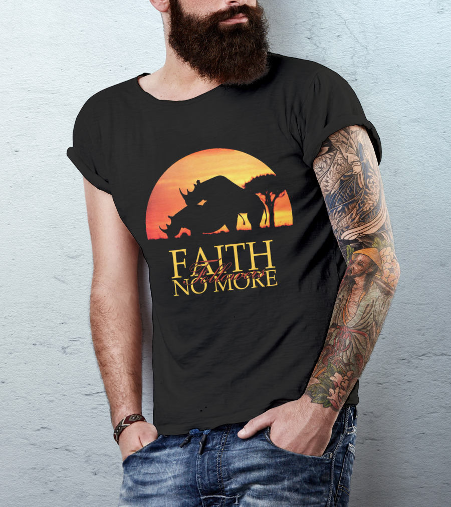 Faith No More Easy Followers Rhino Sunset T-Shirt