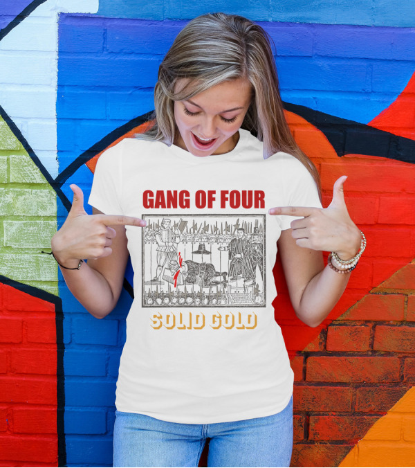 Gang Of Four Solid Gold Medieval Execution T-Shirt