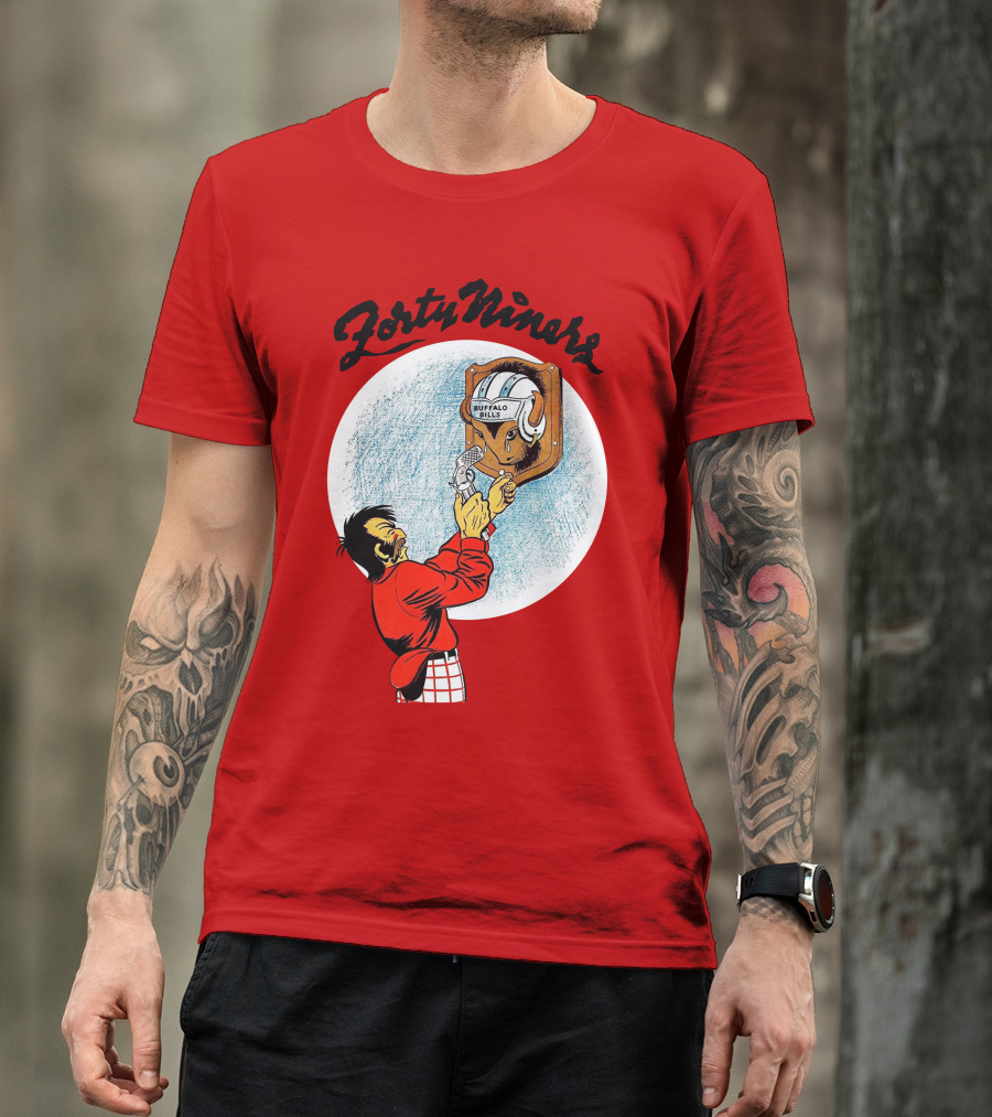 Forty Niner Buffalo Bills Helmet Quirky T-Shirt