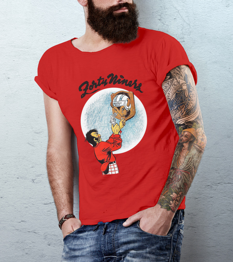 Forty Niner Buffalo Bills Helmet Quirky T-Shirt