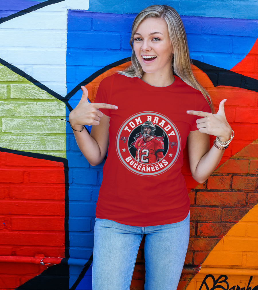 Tom Brady Tampa Bay Buccaneers Number 12 Fan T-Shirt