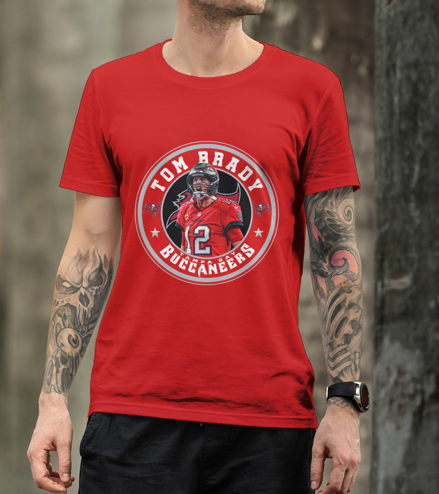 Tom Brady Tampa Bay Buccaneers Number 12 Fan T-Shirt