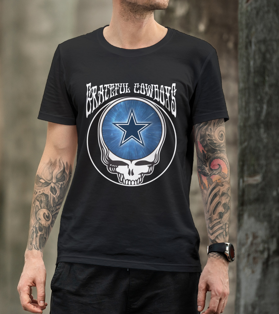 Star Skull Grateful Cowboys Dallas Fusion T-Shirt