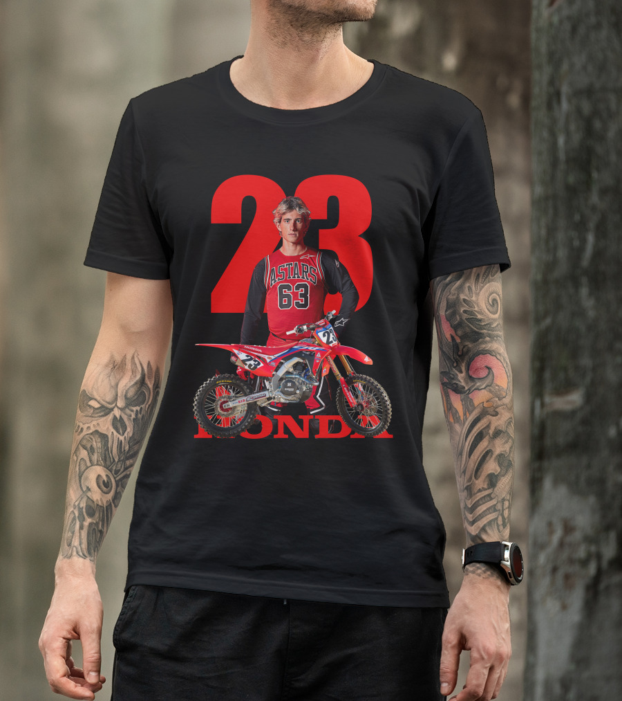 Chase Sexton 23 Honda 63 Alpinestars Racing Motocross T-Shirt