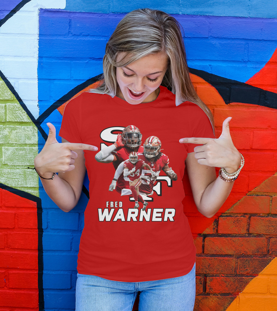 Fred Warner 49ers SF Football Number 54 T-Shirt