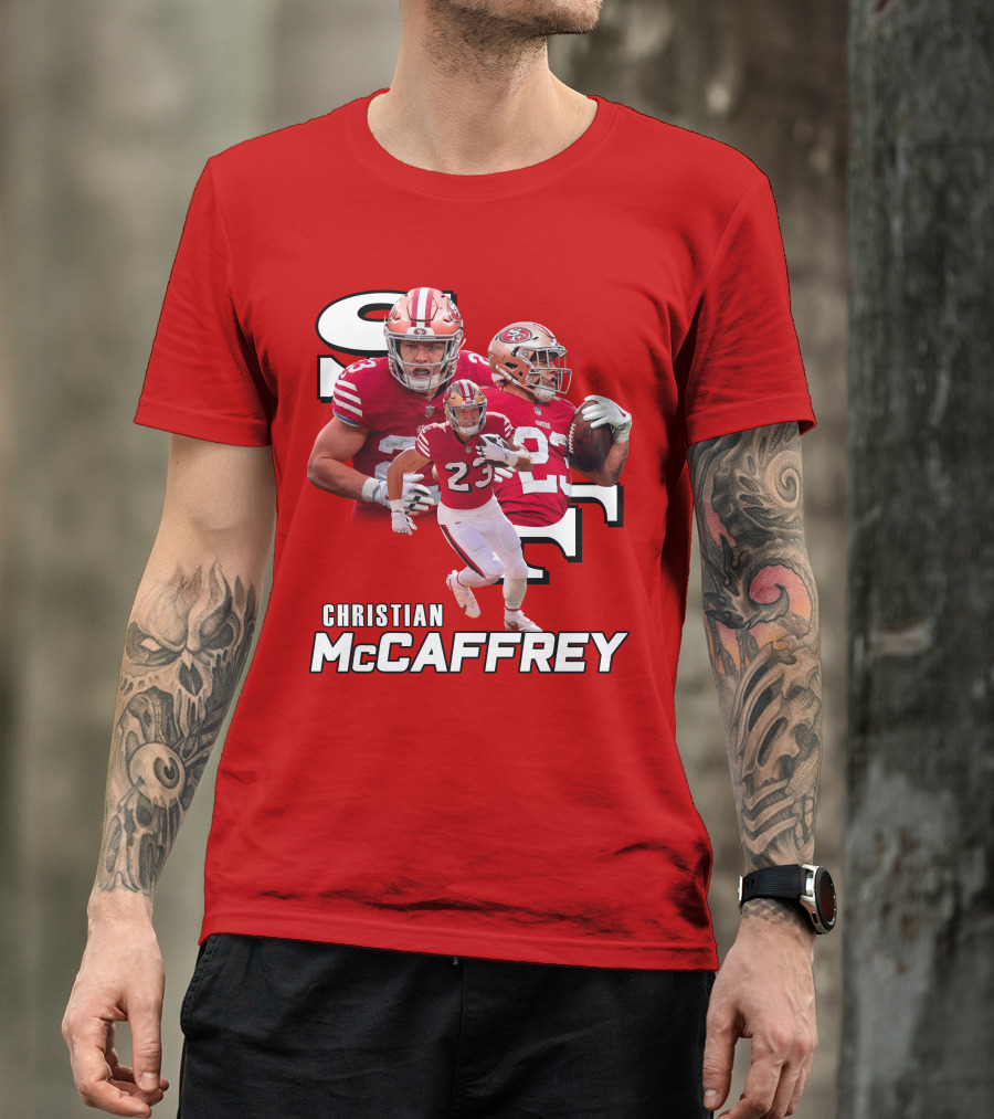 Christian McCaffrey 49ers Football Number 23 T-Shirt