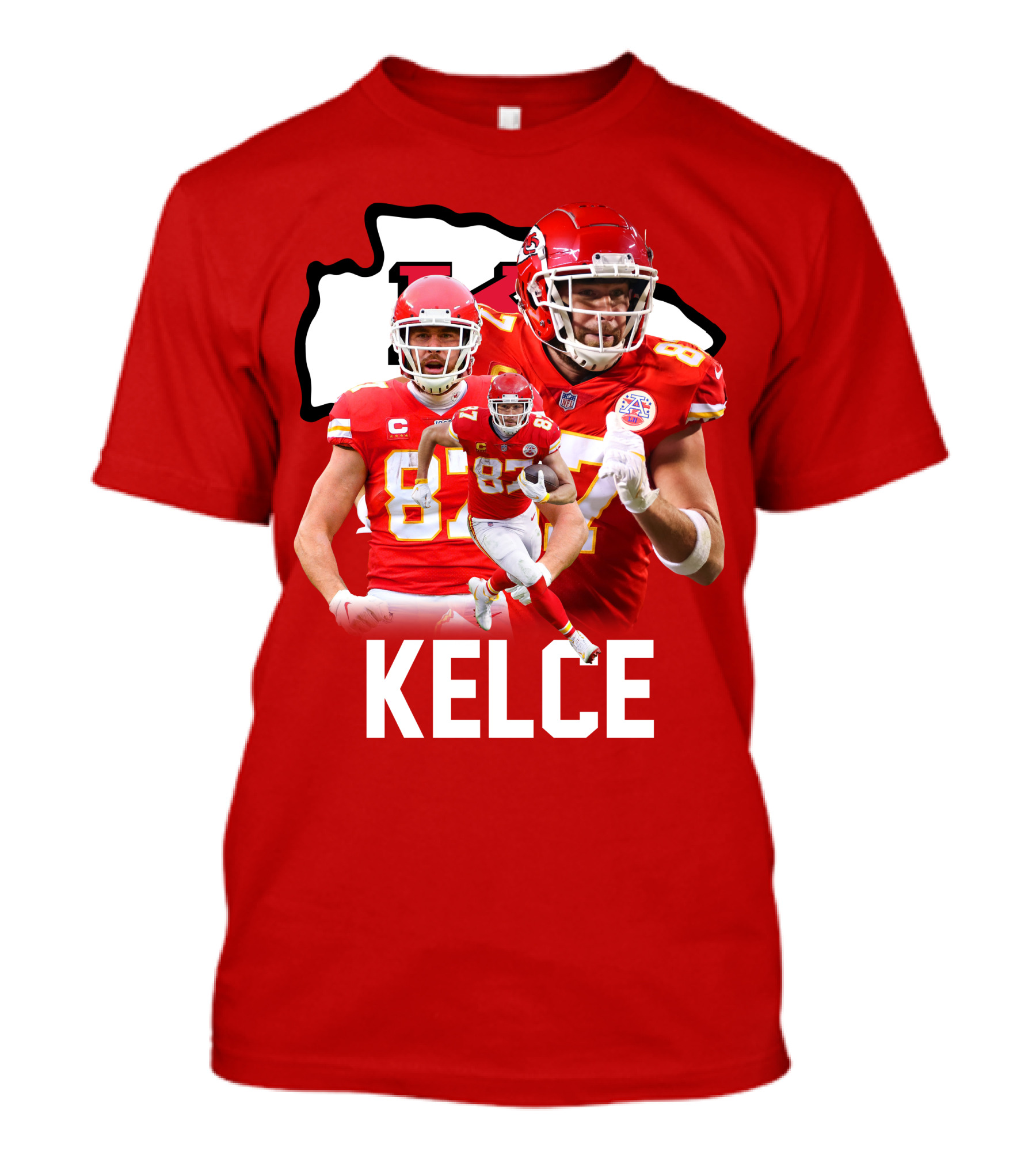 Kansas City Chiefs 87 Football Player NFL Athlete T-Shirt
