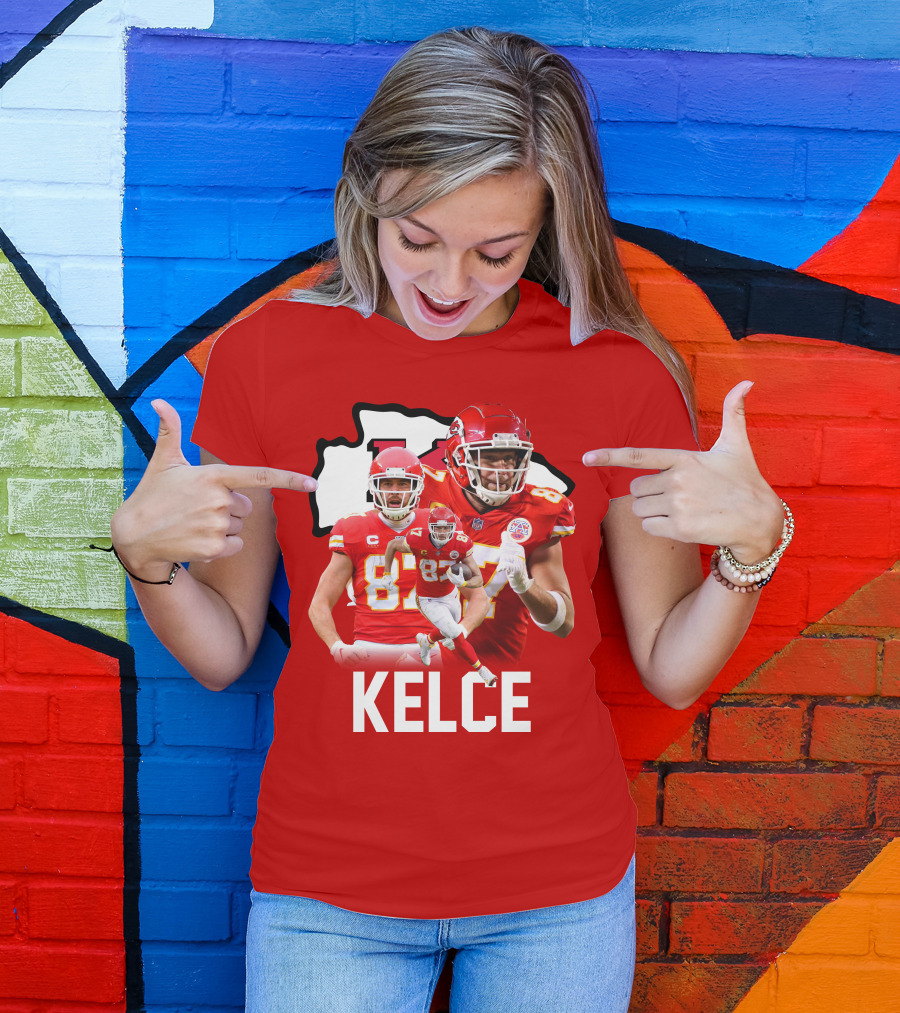 Kansas City Chiefs 87 Football Player NFL Athlete T-Shirt
