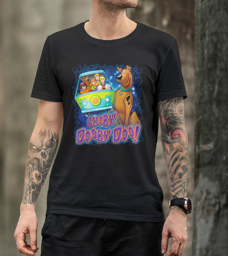 Scooby Dooby Doo Mystery Machine Adventure With The Gang T-Shirt