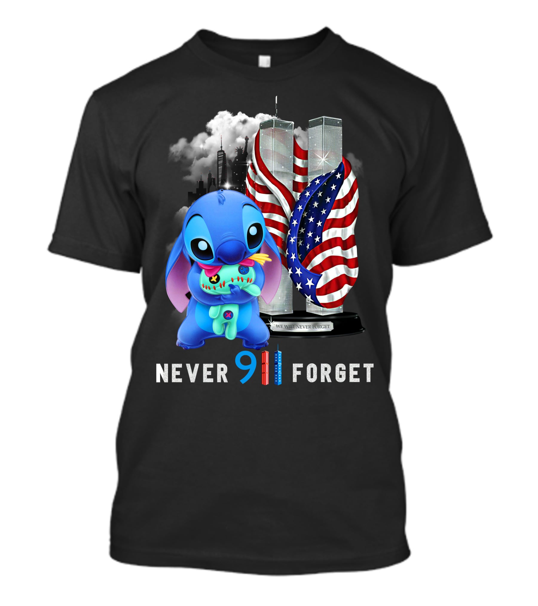 Never 911 Forget Stitch-D T-Shirt