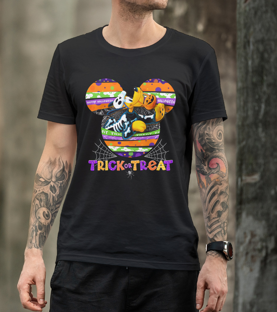 Happy Halloween Pluto Trick Or Treat T-Shirt