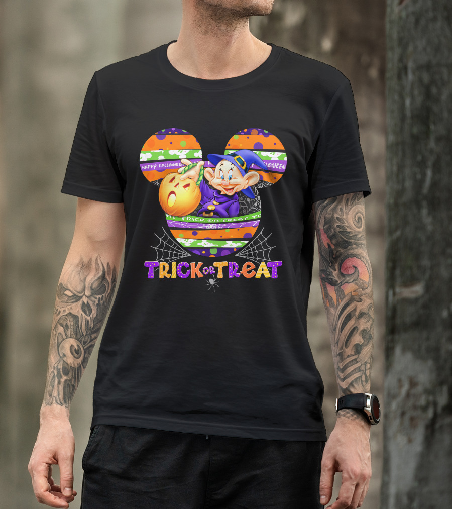 Happy Halloween Dopey Trick Or Treat T-Shirt