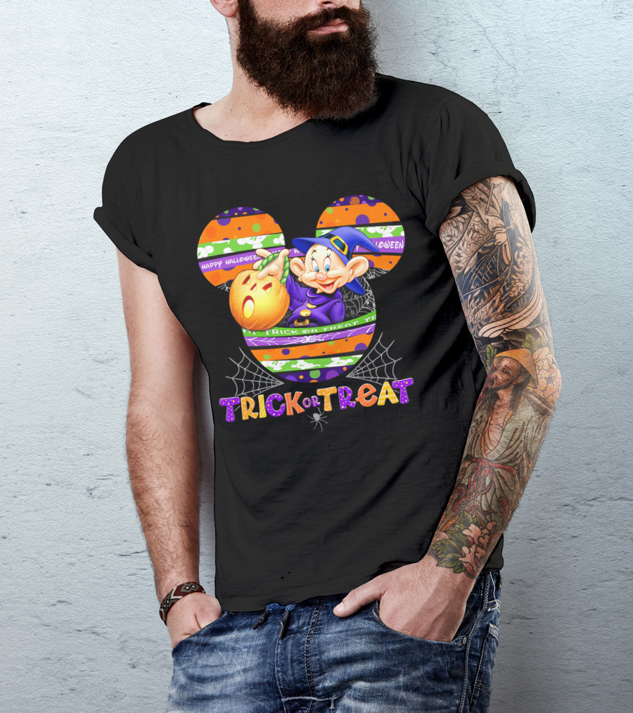 Happy Halloween Dopey Trick Or Treat T-Shirt