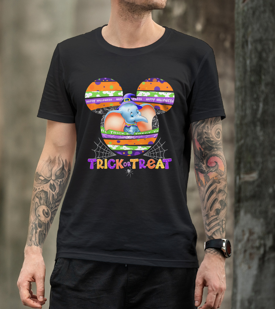Dumbo Trick Or Treat Happy Halloween T-Shirt