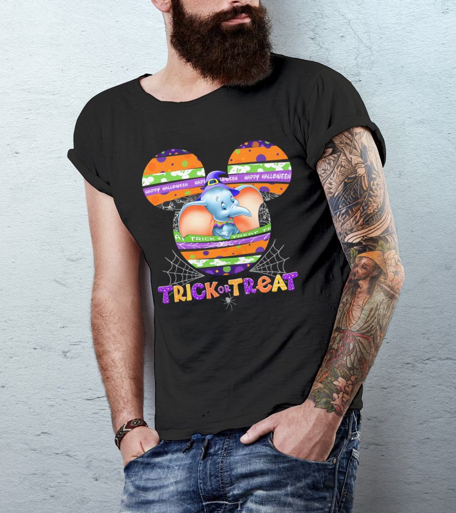 Dumbo Trick Or Treat Happy Halloween T-Shirt