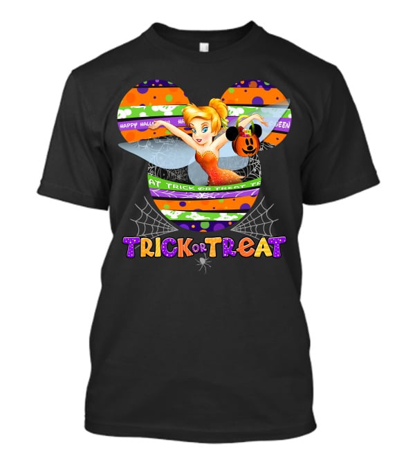 Tinker Bell Trick Or Treat Halloween T-Shirt