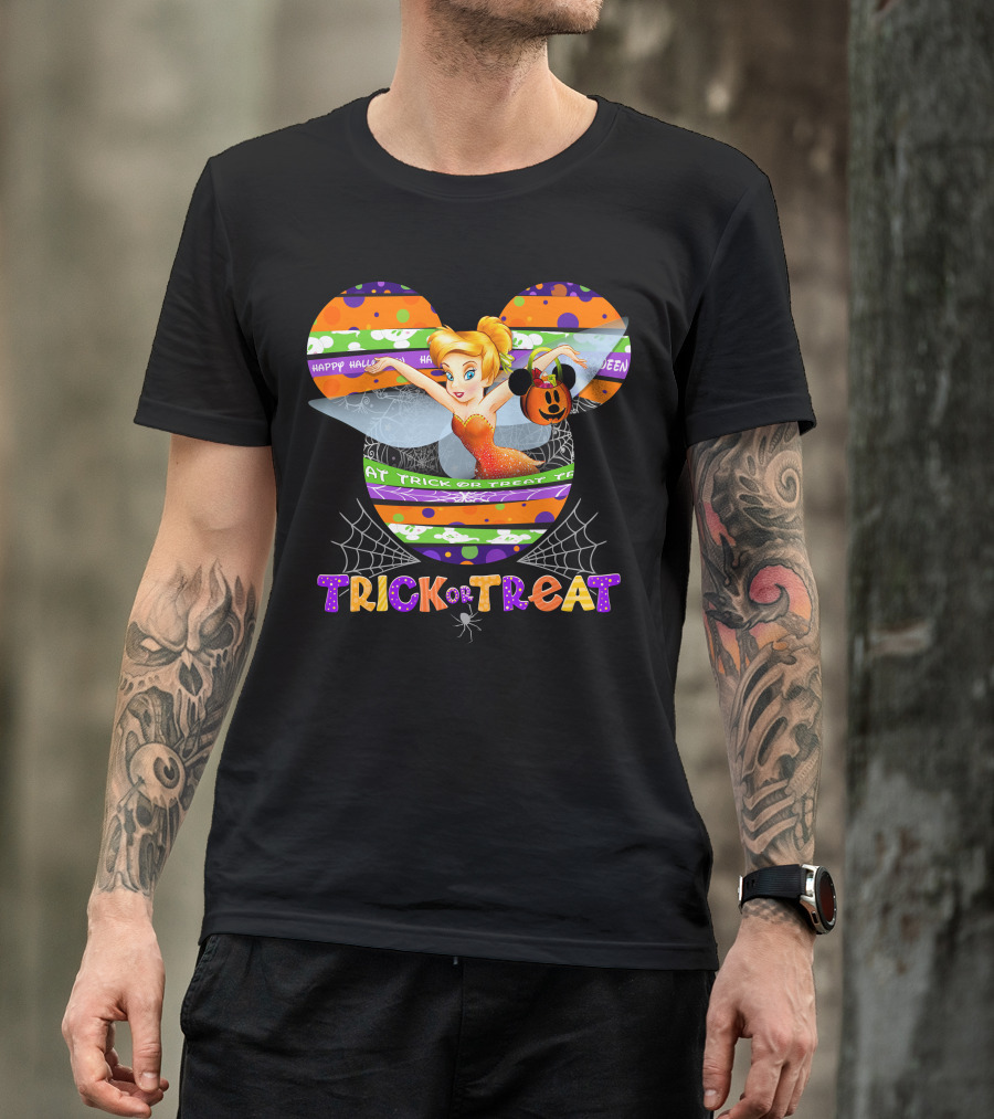 Tinker Bell Trick Or Treat Halloween T-Shirt