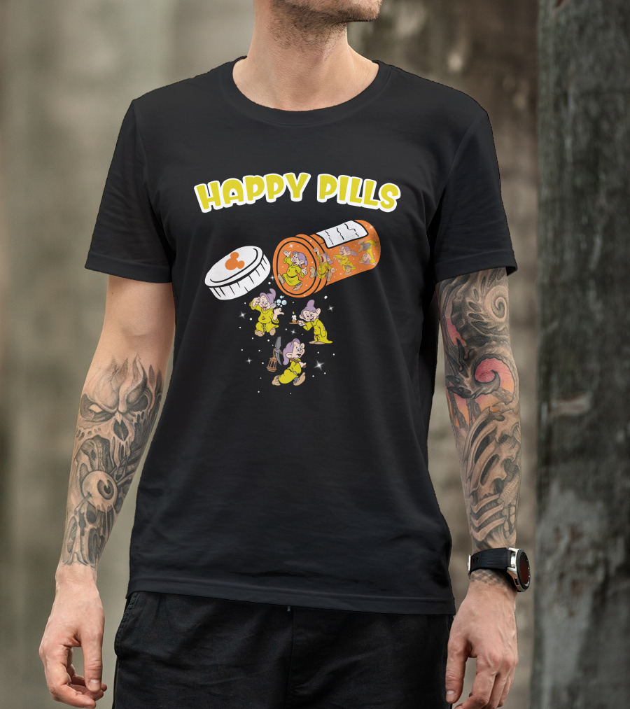 HAPPY PILLS Dopey Dwarf Animation T-Shirt