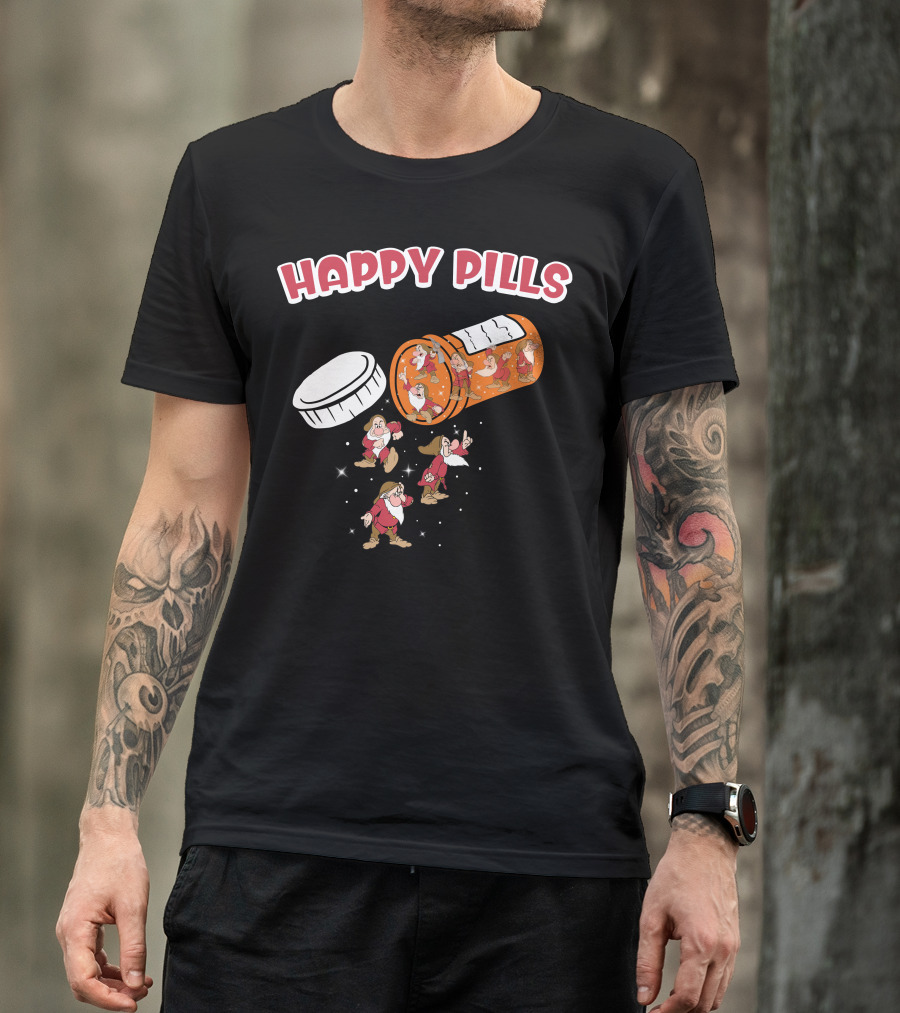 HAPPY PILLS Grumpy Seven Dwarfs T-Shirt