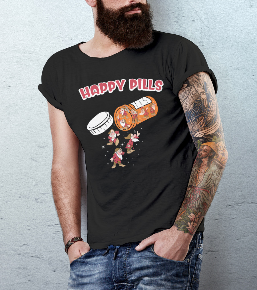 HAPPY PILLS Grumpy Seven Dwarfs T-Shirt