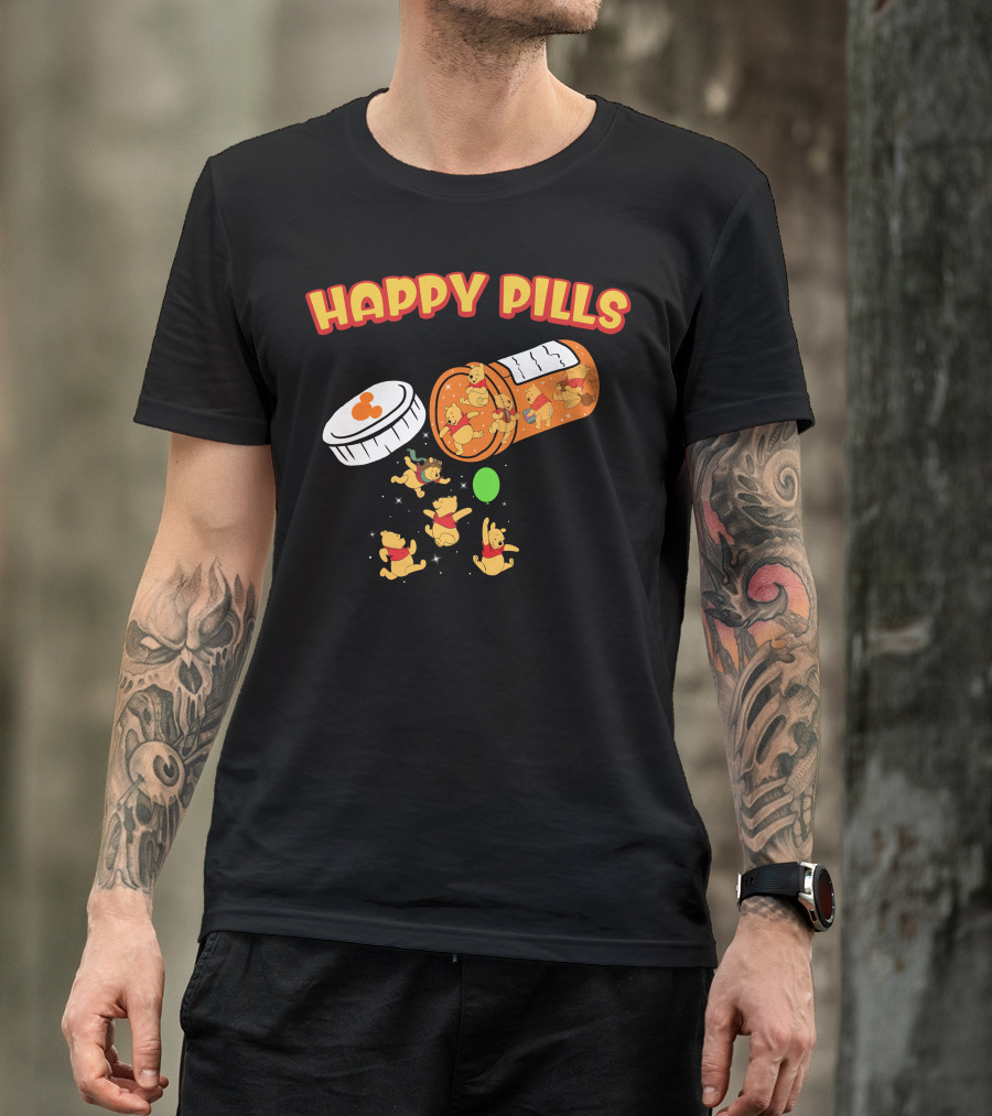 HAPPY PILLS POOH Balloon Fun T-Shirt