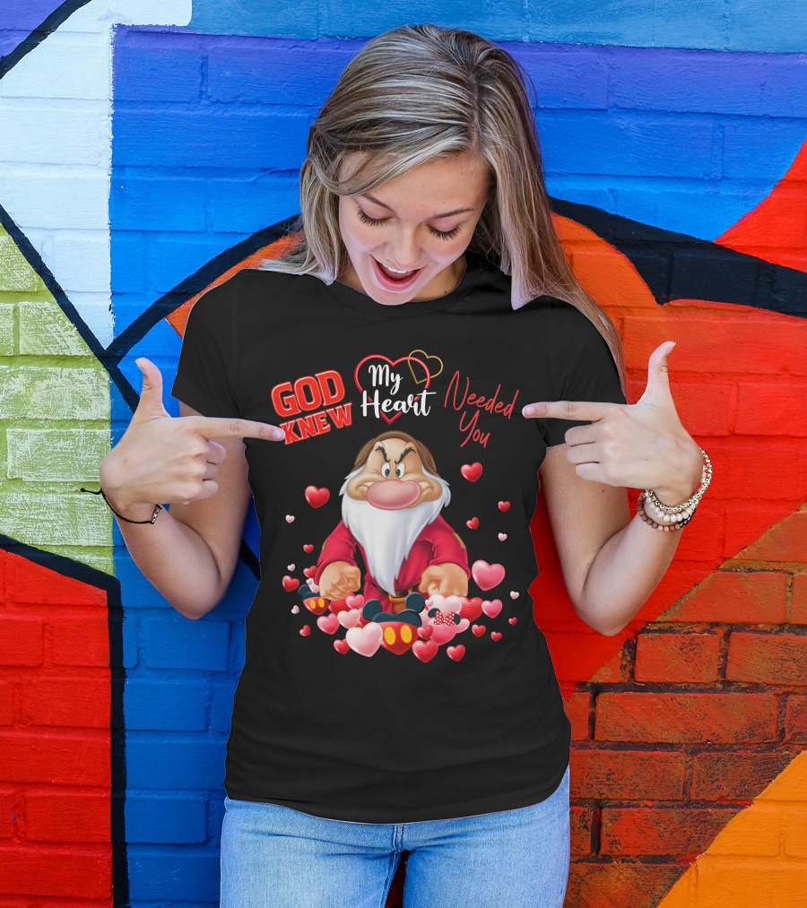 God Knew My Heart Needed You Grumpy Hearts Disney T-Shirt