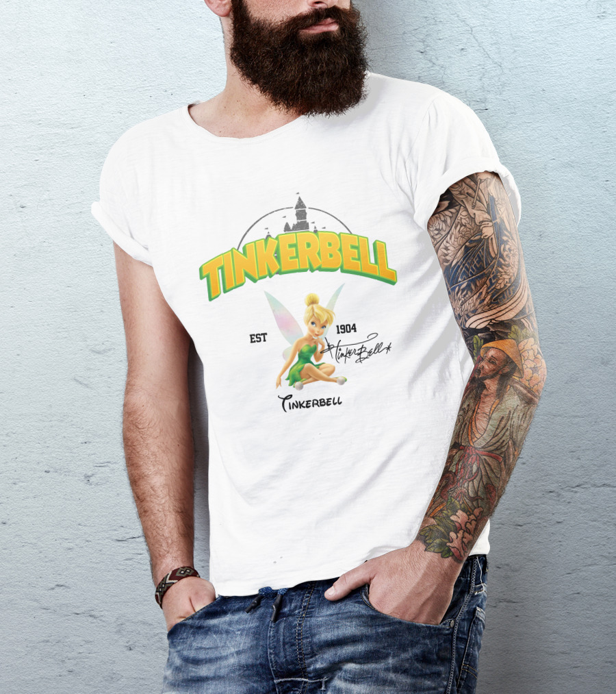 Tinkerbell Est 1904 Castle Wings T-Shirt