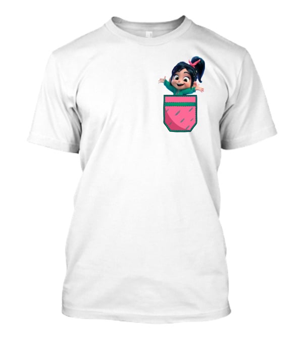 Vanellope Von Schweetz Pocket Character T-Shirt
