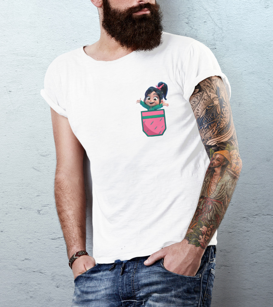 Vanellope Von Schweetz Pocket Character T-Shirt