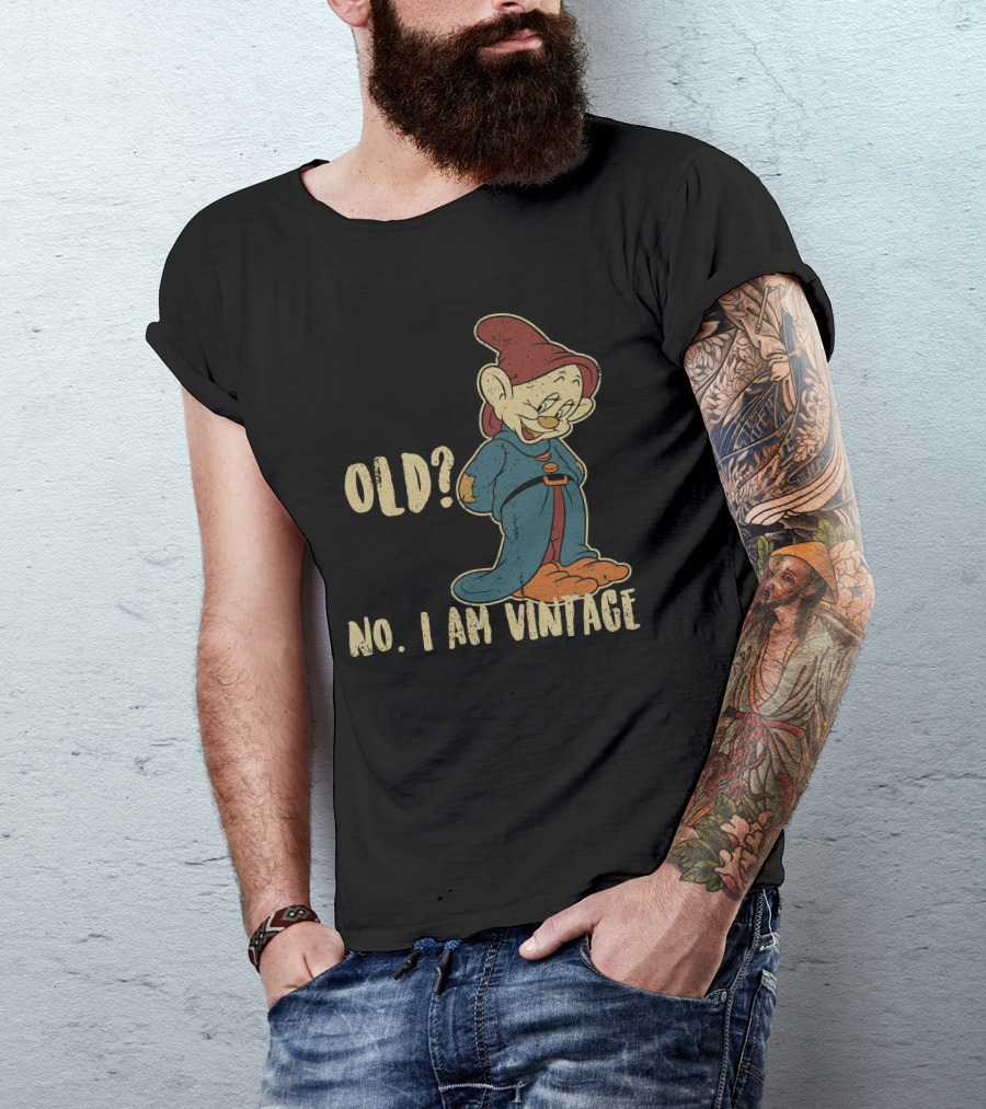 Dopey Old No I Am Vintage T-Shirt