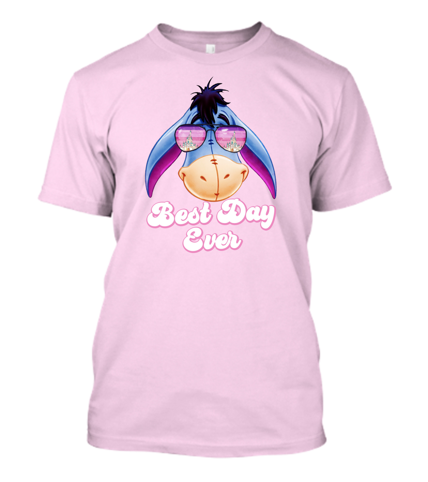 Best Day Ever Eeyore With Castle Sunglasses T-Shirt
