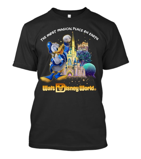 The Most Magical Place On Earth Donald Walt Disney World T-Shirt