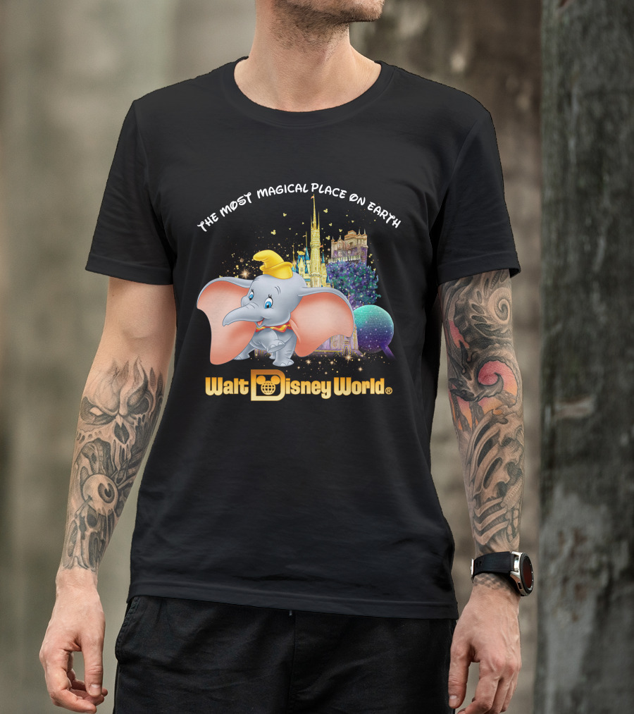 Walt Disney World Dumbo The Most Magical Place On Earth T-Shirt