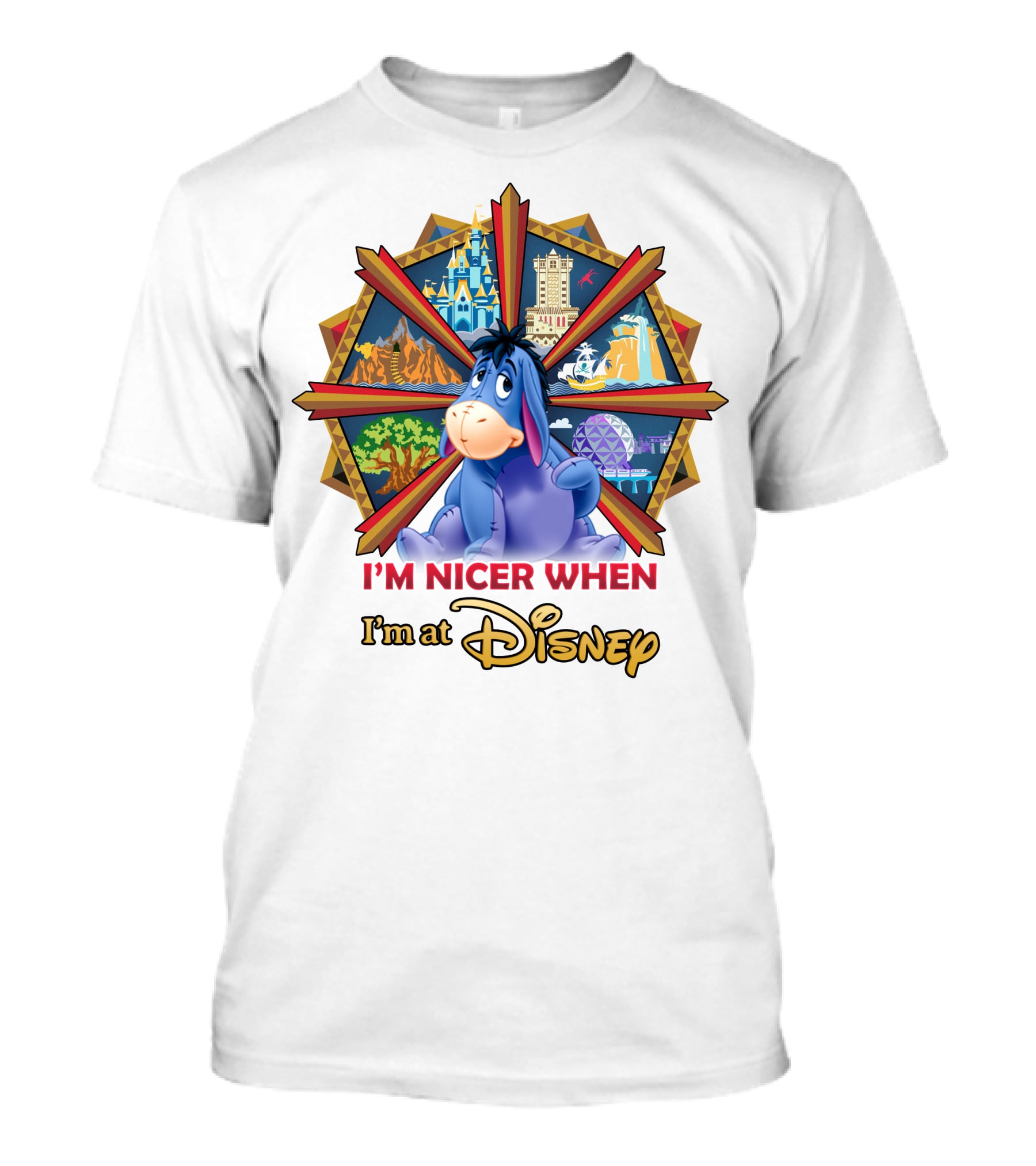 I'm Nicer When I'm At Disney Eeyore T-Shirt