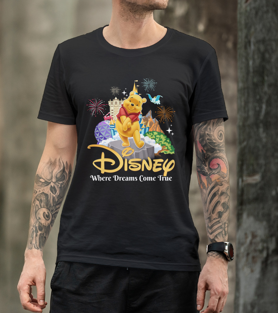 Disney Winnie The Pooh Where Dreams Come True T-Shirt